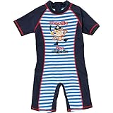 H2O Little Pirate Monkey Sunsafe UPF40+ Boys and Babies All In One Piece Suit