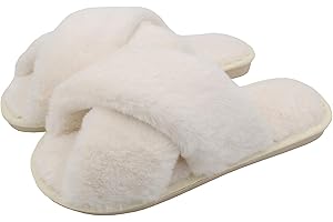 AONEGOLD Zapatillas De Estar por Casa Mujer Interior Felpa Antideslizante Slippers Warmer Pantuflas Invierno Interior Exterior Cómodas Zapatos