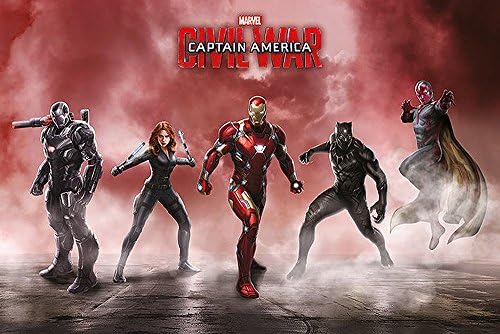 Marvel Captain America - Civil War "Iron Man Team" Poster (91,5cm x 61cm)