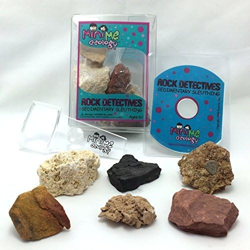 Sedimentary Sleuthing Rock Detectives Kit - Geology Collection with E-book