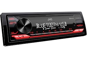 Radio samochodowe Bluetooth - Autoradio z USB, AUX, moc 4 x 50 W, zestaw głośnomówiący i podświetlany klawisz | JVC KD-X282BT Music Player