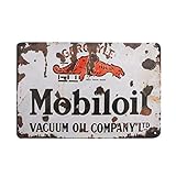 Retro Vintage Blechschild Gargoyle Mobiloil