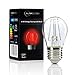 Produktbild Auraglow Energie Sparen 4W E27 G45 Golfballfaser Farbe Filament Glühdraht LED Leuchte - Rot