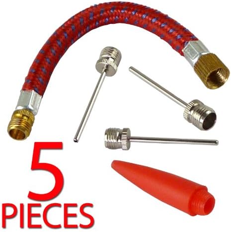 Pump Inflating Needles Set - With Hose And Nozzel (1 Set)