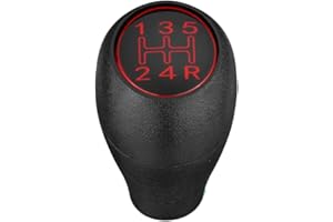YITAIYUAN Pommeau de levier de vitesse MT pour voiture 5 vitesses adapté pour Peugeot 504 505 309 205 GTI CTI ABS levier de vitesse en plastique pommeau de levier de vitesse-5
