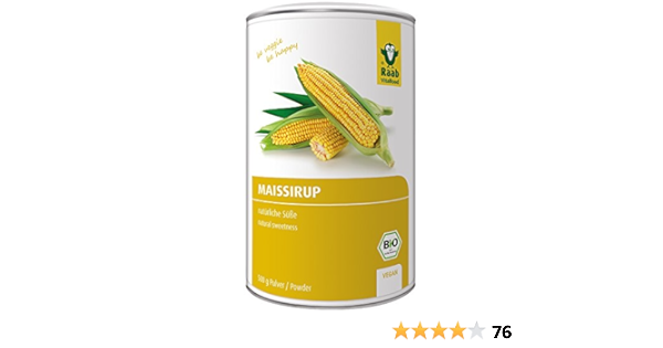 Raab Vitalfood Bio Mais Sirup Pulver Naturliche Susse Zucker Alternative Aus Mais Leicht Loslich Gut Zu Dosieren Vegan Glutenfrei 500 G Amazon De Grocery