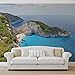 Produktbild Griechenland Strand Felsen Meer - Wallsticker Warehouse - Fototapete - Tapete - Fotomural - Mural Wandbild - (3481WM) - XXL - 312cm x 219cm - VLIES (EasyInstall) - 3 Pieces