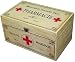 Produktbild Holz Medizin Aufbewahrungsbox Erste Hilfe Shabby Vintage Pharmacie Badezimmer Küche