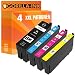 Produktbild Gorilla Ink 4 Tinten-Patronen XXL GI35XL für Epson Workforce Pro WF 4720 DWF WF 4725 DWF WF 4730 DTWF WF 4735 DTWF WF 4740 DTWF
