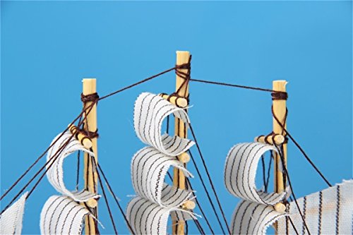 Evilandat Mittelmeer Segeln Modellschiff Segelschiff Geschenk Deko Weihnachten 16cm Zufällige Farbe - 8