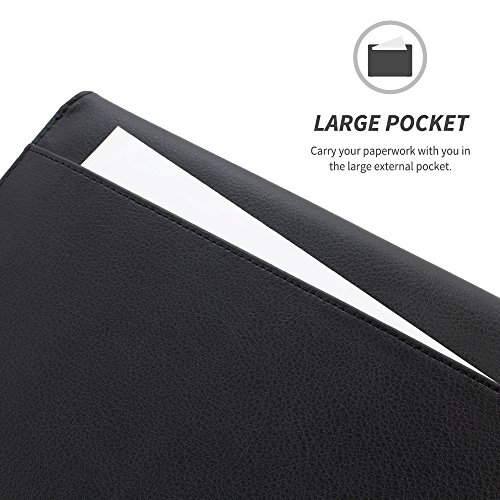 Microsoft Surface Pro 3 / Pro 4 Tasche (Schwarz), Snugg™ – Luxuriöse Schutzhülle mit lebenslanger Garantie - 6