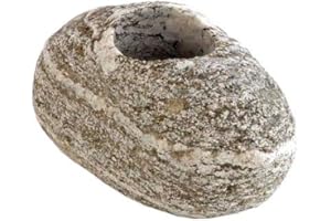 eliga Spezial-Aufgussstein mit 1 Bohrung, naturgeformt | 1er Pack