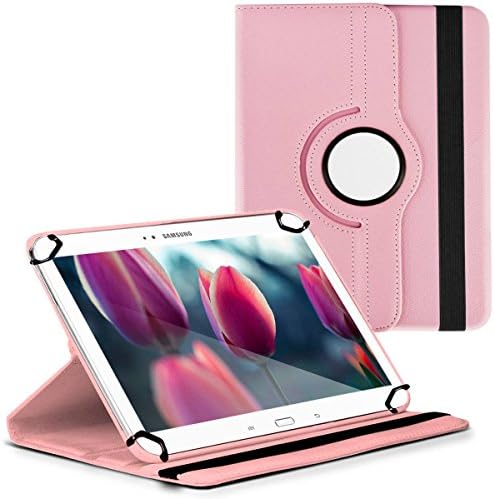 Premium Universal Case for Tablet Asus Transformer Book T100HA FU029T 10 Inch Swivel Holder/Stand Function Protective Leather Case Flip Case, Cover, Blue pink pink 10 Zoll