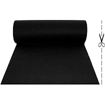 Passatoia Nera Per Matrimoni Ed Eventi - Tappeto Antiscivolo 1m X L Personalizzabile, Certificato OEKO-TEX - Foto 12