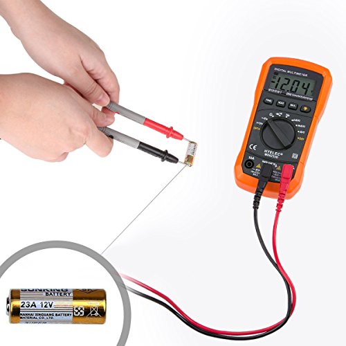 Digital Multimeter, Crenova MS8233D AC Spannungsprüfer Tragbare Prüfvorrichtung Messung von Spannung Strom Widerstand Messinstrument mit Hintergrundbeleuchtung - 3