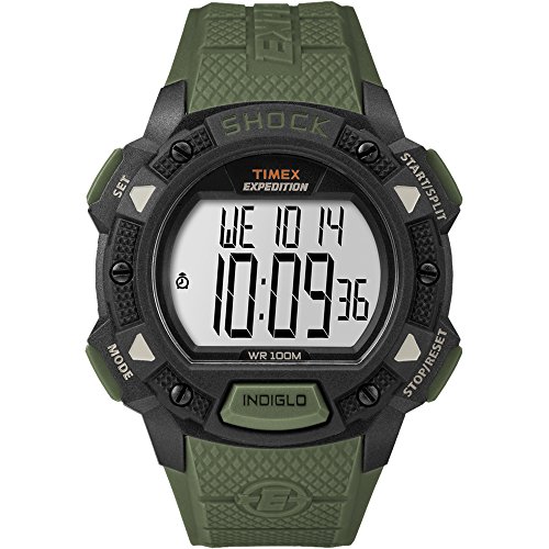 Preisvergleich Produktbild Timex Uhr – Expedition Grün Base Schock großes Display – tw4b09300jv