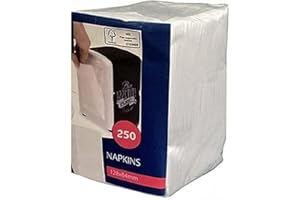 WESTCRAFT Serviettes en cellulose - Pliées en 8 - Blanc - 12 x 8,5 cm - Pour bistro - Dîner - Food Gastro - Gastronomie - Compatible avec les distributeurs Cabanaz (1 x (150 pièces)