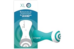 Paingone XL – électrodes de remplacement| Soulage vos douleurs au quotidien| épaule, cuisse, dos| soulagement douleurs chroniques ou musculaires| sans médicament| 2 unités