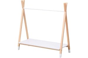 Happy Garden Kindergarderobe aus Holz und Weiß Lou