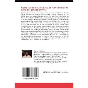 Composición botánica y valor nutricional de la dieta del ganado bovino: Composición botánica, valor nutric