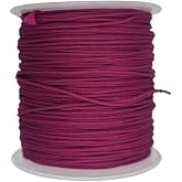 Mg Ropes Paraş&uuml;t İp, Bileklik, Tesbih ve Hobi İpi 0.8 mm 100 Metre Makara Fuşya