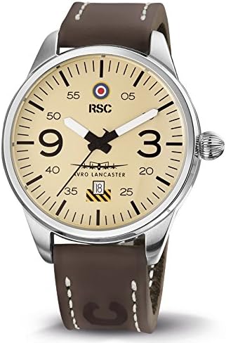 RSC1504, AVRO LANCASTER, RSC Pilot Watches, Swiss movement, Vintage, Aviation, Air Force