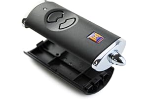 Boîtier de Rechange Hörmann HSE2BS - avec Coque supérieure et inférieure - Vide - sans Pile ni Platine - pour émetteur portatif