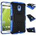 Produktbild Motorola Verizon DROID MAXX 2 / Moto X Play (2015) Case, DRUnKQUEEn Heavy Duty Rugged Hybrid Armor Dual Layer Hard Shell Tire Tread Grenade Grip Combat Tyre Textured Cover with Kickstand