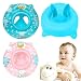 CosCosX Child Inflatable Swimming Toddler Safety Aid Float Seat Ring BLUE