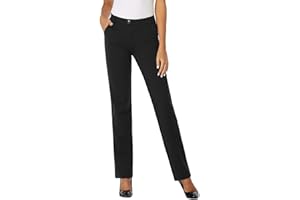 Tapata Damen 71cm/76cm/81cm/86cm Gerade Stretch-Hose mit Taschen Für Büro Geschäft Alltag, Tall/Lang/Regulär/Petite Hose
