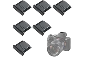 QEQSHQO 6 Stück Blitzschuhabdeckung Hot Shoe Cover Schutz Abdeckung Verbesserte Version 2022 für Canon EOS 2000D 4000D 200D 800D 80D 6D Mark II 7D Mark II 77D