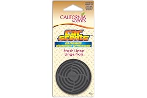 California Scents AC CS Ambientador Coche Lata Bl1 Lino Fresco