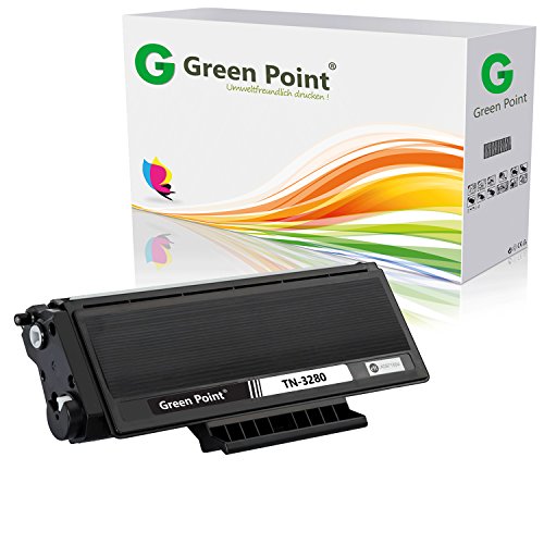Greenpoint® Toner kompatibel für BROTHER TN-3280 (Schwarz, 8.000 Seiten) HL5340 D, HL5350 DN DNLT, HL - 5340D, 5350DN / DNLT, 5370DW, 5380DN, DCP - 8070D, 8085DN, MFC - 8370N / DN, 8380DN, 8880DN, 8890DW