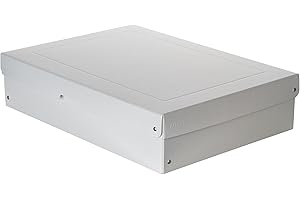 Original Falken PureBox Pro. Made in Germany. 100 mm hoch DIN A3 DIN ISO 9706 DIN ISO 16245-A. Säurefreie uns alterungsbeständige Aufbewahrungsbox mit Deckel geeignet für Archivierung Archivbox