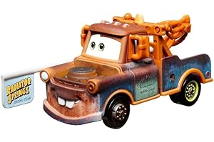 MATTEL Disney Cars-Mater with sign-Veicolo in metallo