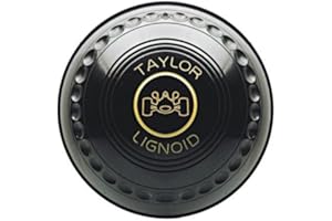 Taylor Lignoid Progrip Heavy Black Short Mat Bowls - Pair