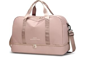 CORIOS Borsa Sportiva Donna/Uomo Borsone da Viaggio Grande Capacità Weekender Pernottamento Borsone Palestra con Scomparto Scarpe Bagaglio a Mano per Palestra Sport Viaggi