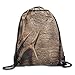 Produktbild DHNKW Deer Antlers On Wood Table Rustic Texture Surface Hunting Season Drawstring Gym Sack Sport Bag for Men and Women