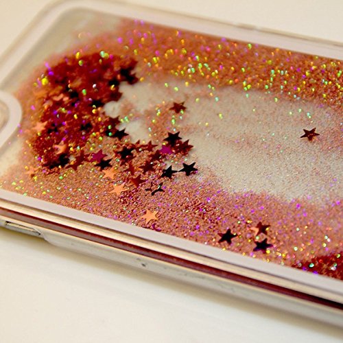 Funda iPhone 6 6s 4 7 Pulgadas E-Lush Liquid Crystal  Bling Purpurina llamativa Funda Protectora Dura Anti-rasgu  o y a Prueba de Golpes Bumper  Semi-transparent Quicksand  Ligero Funda para iPhone 6 6s