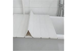 HYKJLD Falten Staubdicht Badewannenabdeckung, PVC Wannentablett Isolierabdeckung, Plastik Wasserdicht Badabdeckung für Zuhause Spa Badablage, Länge 150/160/170/180cm ( Color : White , Size : 80x180x0.6cm )