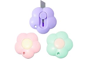 AOIBEELY Taglierino Tascabile Retrattile Cutter Multiuso: 3PCS Mini Taglierina Standard Taglierino Mini Cutter Penna per Coltelli Multiuso Pacchi Piccoli Multiuso Tascabile Tagliacarte da Scrivania (E)