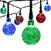 Produktbild LUCKYKS Solar Lichterkette Außen mit LED Kugel 6M 30 LED Solarbetrieben Wasserdicht Weihnachtsdekoration mit Lichtsensor für Neujahr, Hochzeit, Party, Weihnachtsbaum, Garten (30 LED-Kugel, bunt)