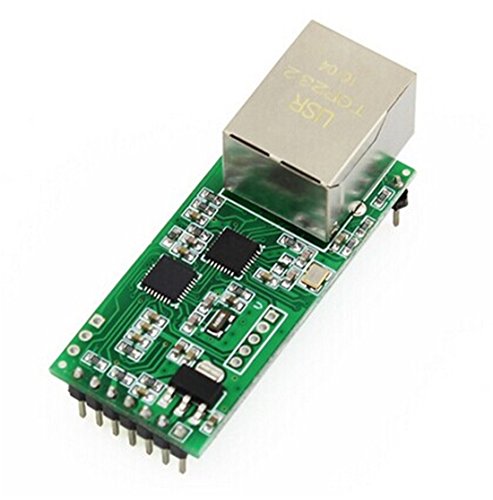 USRIOT USR-TCP232-T 2 Tiny Seriell-Ethernet-Konverter-Modul serielle TTL UART-zu-Ethernet TCPIP Module Support DHCP und DNS
