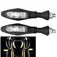 Autozap Indicator Light for Bike Turn Signal Blinker Light Compatible for KTM Original LED (3 months Warranty) Compatible for Universal Motorcycle Yellow (Pack of 2)
