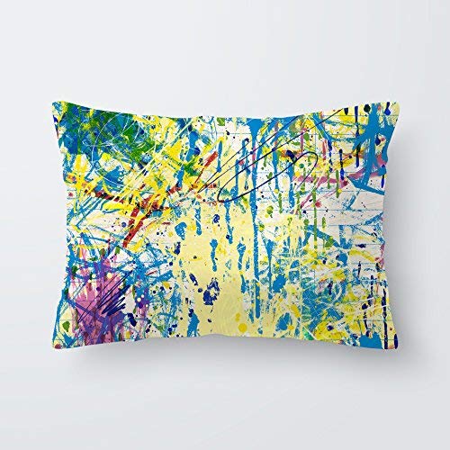 Funda de almohada cojin 30x50 cm algodón cuna bebe dormitorio infantil descanso Fabricada en España Varios diseños (Pollock)