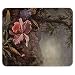Produktbild Martin Johnson Heade - Orchids Passion Flowers And Hummingbirds, Designer Leder Mousepad Unterlage Mauspad Maus-Pad Stark Anti Rutsch Unterseite für Optimalen Halt mit Lebhaftes Motiv Kompatibel mit Apple Magic Maus. Ideal für Gamer und für Grafikdesigner
