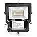 Produktbild Anten® 20W (3000-3500K) LED SMD Flutlicht Schwarzdruckgussgehäuse IP65 Scheinwerfer Fluter Leucht Lampe mit 48 Leds Warmweiss [Energieklasse A+]