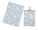 Snuggle Baby Pram Blanket Baby Girls / Baby Boys New Born Pram Fleece Blanket Baby Wrap Crib Mosses Basket (Blue Stars)