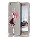 Produktbild Huawei P8 lite 2017 Hülle, CaseLover Silikon TPU Telefonkasten Huawei Honor 8 lite/P9 Lite 2017/Nova lite Star Glitter Rückseitige Abdeckung Soft Rubber Transparente Handyhülle 5.2", Mädchen