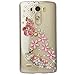 Produktbild Spritech(TM) Hohe Qualität Strass Schutzhülle LG G5 Case Cover Bunte PC Material Muster Stylisches Designer Case echten Kristallen Handy Tasche Etui